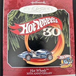 Vintage Mattel Hot Wheels Anniversary Ornament Hallmark Gift Christmas NWT
